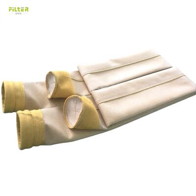 качество  Polyester P84 Filter Bag Featuring Singeing Calendering and PTFE Dipping Treatment for Enhanced Durability and Filtration Performance фабрика