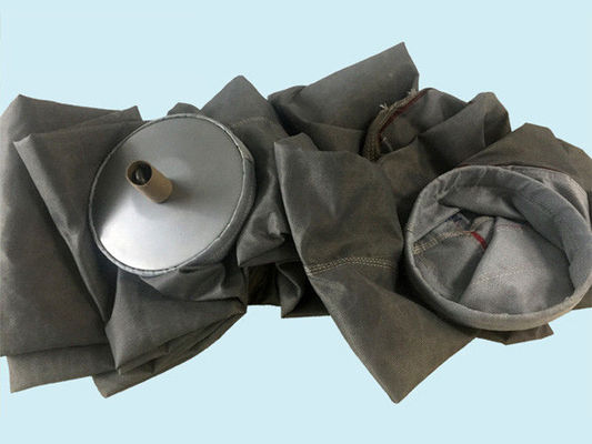 качество  Professional Fiberglass Filter Bag / Cement Dust Collector Bags Customized Size фабрика