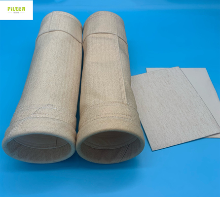 Круглая игла волокна Dis Aramid чувствовала цедильный мешок 450gsm Nomex - 550gsm