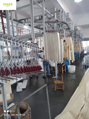 Носки фильтра мембраны 500GSM Nomex PTFE с SS звенят