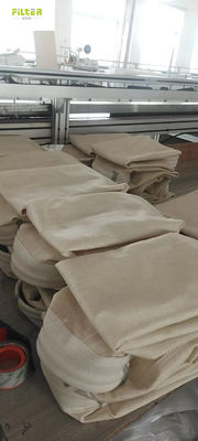 Изготовленный на заказ промышленный цедильный мешок 550GSM Nomex Aramid с проводом SS