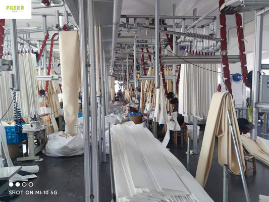 Ширина 2.2m цедильного мешка стеклоткани PTFE полиэстера Nomex PPS P84