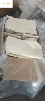 Круглый цедильный мешок диска 550GSM Nomex с ячеистой сетью нержавеющей стали