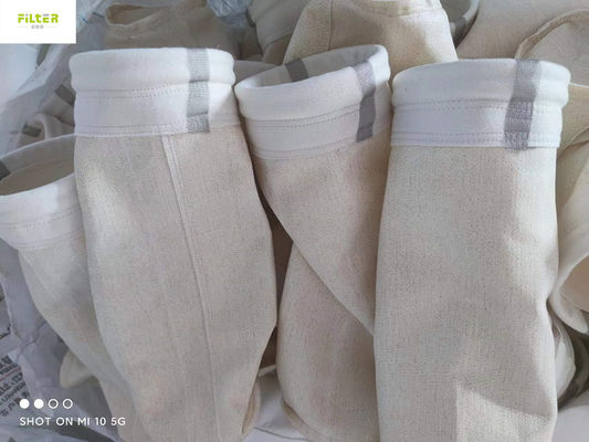 Носки фильтра 500GSM~550GSM Nomex Aramid с высоким прозрачным клеем силикона