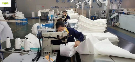 Круглый плоский цедильный мешок стеклоткани Nomex PP P84 PTFE PPS для сборника пыли