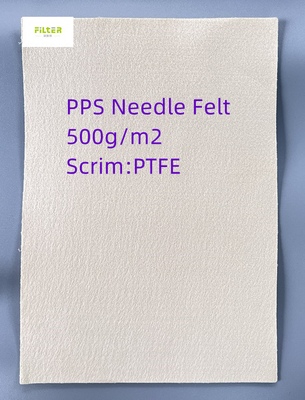 450gsm | ткань фильтра 550gsm PPS для носков фильтра PPS