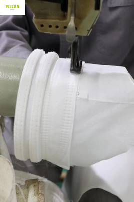 Промышленные рукави 850GSM фильтра стеклоткани P84 полипропилена PTFE PPS Aramid