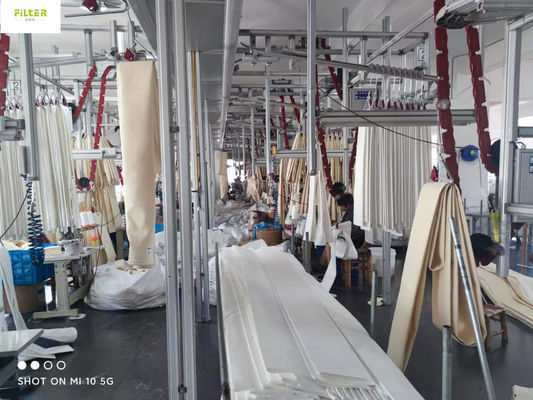 Промышленные носки фильтра Nomex Aramid с высокотемпературным клеем силикона