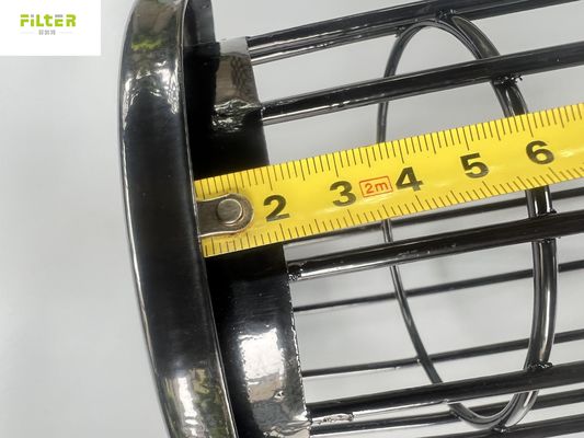 Материал стального провода клетки SS304 цедильного мешка сборника пыли 99%