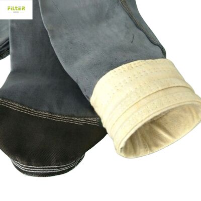 Прочные фильтровальные мешки из PPS с армирующей сеткой из стекловолокна и обработкой PTFE для фильтрации пыли на промышленных предприятиях