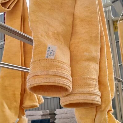 Долговечный фильтр-мешок из арамида, полиэстера, PPS, PTFE для сталелитейных заводов