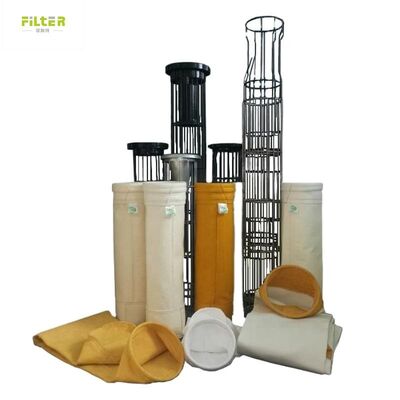 Долговечный фильтр-мешок из арамида, полиэстера, PPS, PTFE для сталелитейных заводов