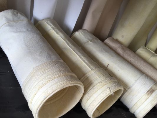 Цедильные мешки 450ГСМ~550ГСМ сборника пыли войлока иглы Арсилик для цементной промышленности