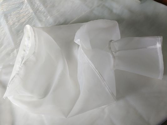 Сетка нейлона чистка жидкостной фильтрации цедильного мешка 0,5 микронов открытая верхняя легкая