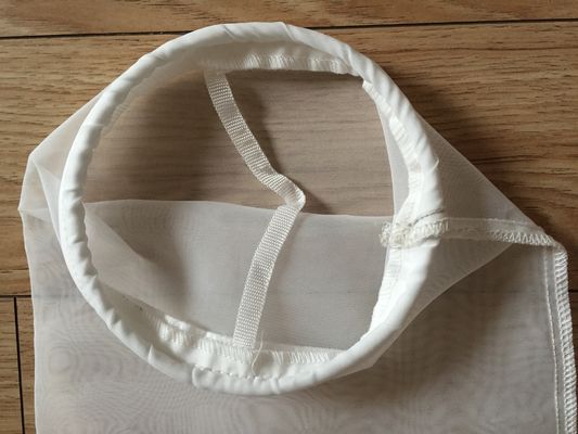 Сетка нейлона чистка жидкостной фильтрации цедильного мешка 0,5 микронов открытая верхняя легкая