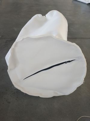 Подгонянный цедильный мешок белого полиэстера молнии жидкостный для водоочистки