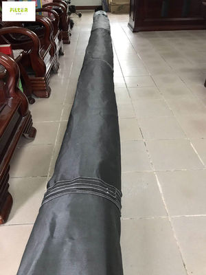 Высокотемпературные цедильные мешки 850gsm стеклоткани для завода цемента
