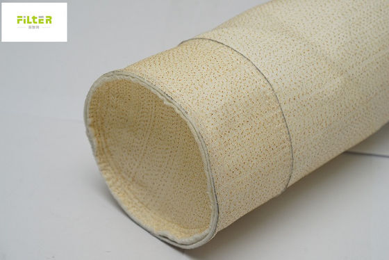 Сумка пылевого фильтра 450-550g Nomex Aramid PPS P84 PTFE для цементной промышленности