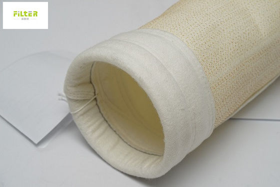 Сумка пылевого фильтра 450-550g Nomex Aramid PPS P84 PTFE для цементной промышленности