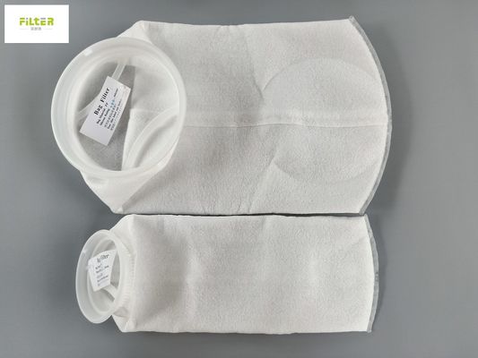 Горячий расплавьте цедильный мешок PP жидкостный 5 микронов с пластиковым кольцом